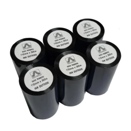 ریبون پرینتر نیک براز مدل WAX 110mm300m بسته 6 عددی