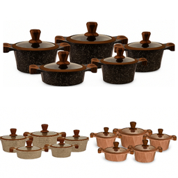 سرویس قابلمه 10 پارچه بلک کوکر کد RAGA 1022 GERD