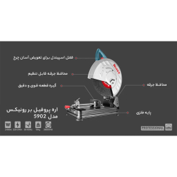 اره پروفیل بر رونیکس مدل 5902