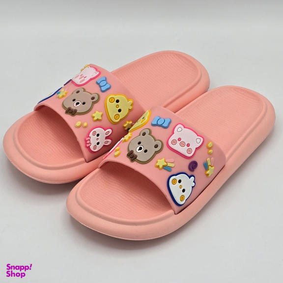 دمپایی زنانه پاپا مدل نیکا کد 080 رنگ صورتی