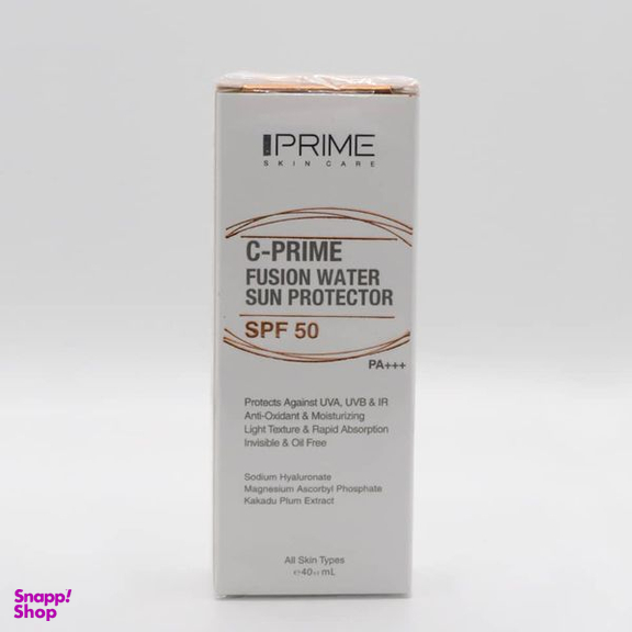 فلوئید ضد آفتاب پریم مدل C-Prime Fusion Water SPF 50 حجم 40 میلی لیتر