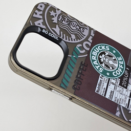 کاور موبایل طرح دار مدل استارباکس مناسب برای اپل iPhone 13 Pro Max