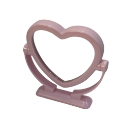 آینه رومیزی دو طرفه مدل قلب فانتزی کد 001