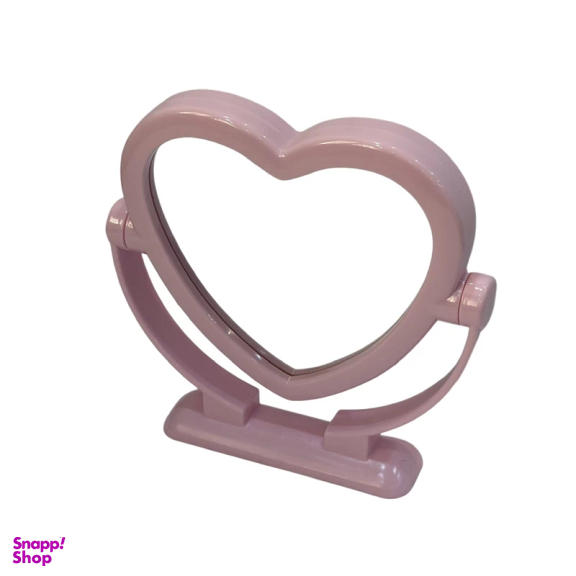 آینه رومیزی دو طرفه مدل قلب فانتزی کد 001