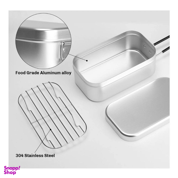 لانچ باکس Fire Maple مدل frost 0.8L Aluminium Lunchox
