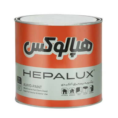 رنگ روغنی سفید نیم براق هپالوکس کد 902 حجم 4 لیتر