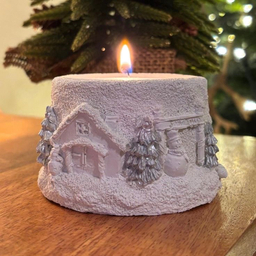 قالب سیلیکونی مدل جاشمعی زمستانه کد 9