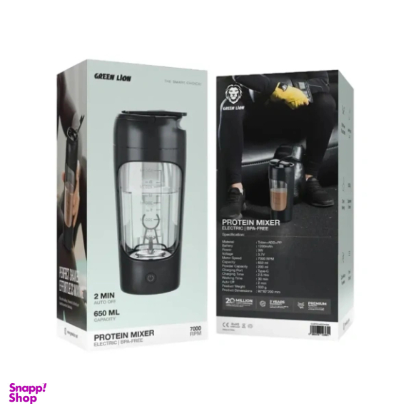 شیکر گرین لاین مدل Protein Mixer گنجایش 650 میلی لیتر
