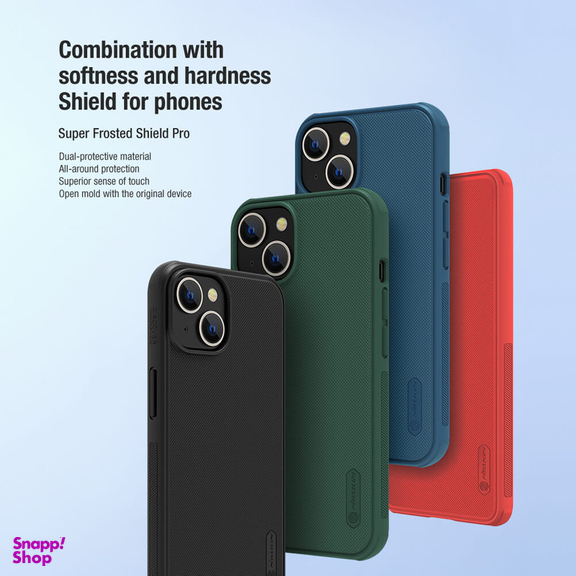 کاور نیلکین مدل Super Frosted Shield Pro مناسب برای گوشی موبایل اپل iPhone 13 / 14