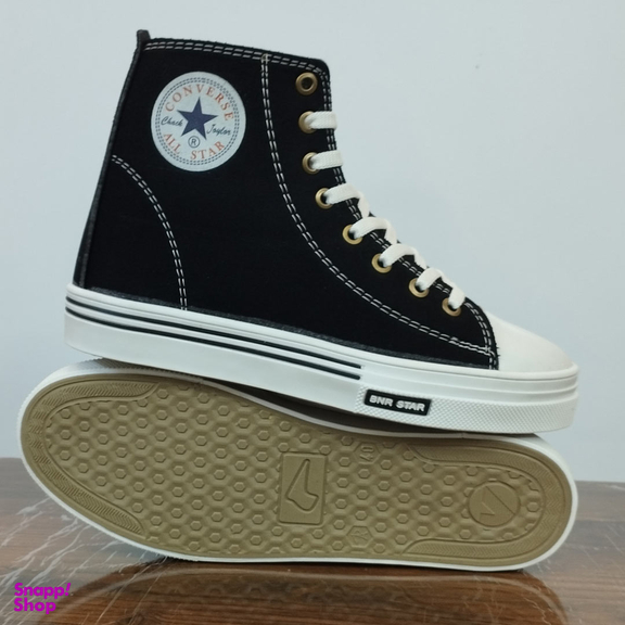 کفش پیاده روی زنانه طرح آل استار ساقدار