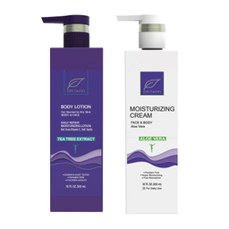 کرم آبرسان و لوسیون بدن دکتر تافی مدل آلوئه ورا و Tea Tree مجموعه 2 عددی