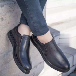 کفش راحتی چرم طبیعی مردانه مدل نیومن
