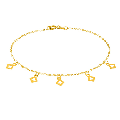 دستبند طلا 18 عیار زنانه اقلیمه کد DT1796