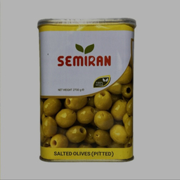 زیتون شور بی هسته سمیران وزن ۲۶۰۰ گرم