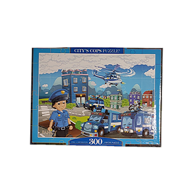 پازل 300 قطعه فنسی طرح شهر پلیس ها