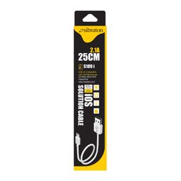 کابل تبدیل USB به Lightning سیبراتون مدل S109i طول 25 سانتی‌ متر