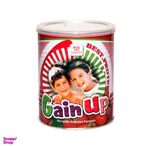 پودر گین آپ کودکان کارن طعم توت فرنگی وزن 300 گرم