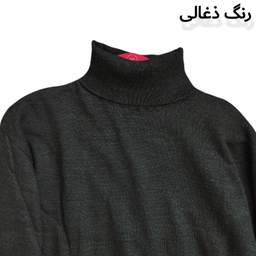 پلیور یقه اسکی مردانه مدل ZG1-E-A رنگ زغالی