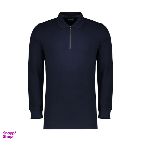 پولوشرت آستین بلند مردانه مدل GD-s-9713939 رنگ سرمه ای