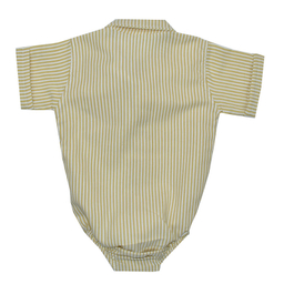 بادی آستین کوتاه نوزادی آنالی مدل راه راه کد 3