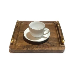 سینی چوبی مدل مربع