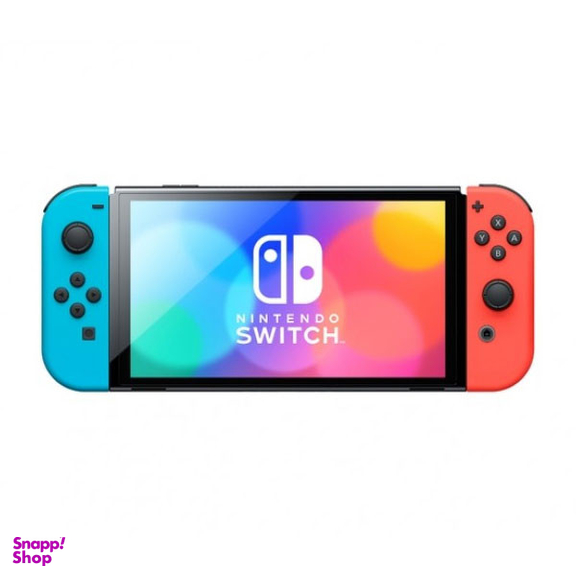 کنسول بازی هیبریدی نینتندو مدل Switch - OLED Neon Blue and Neon Red ظرفیت 64 گیگابایت