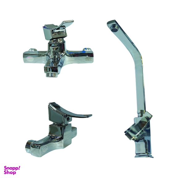 ست شیرآلات ایران گروه مدل فلت کد 202030 مجموعه 3 عددی