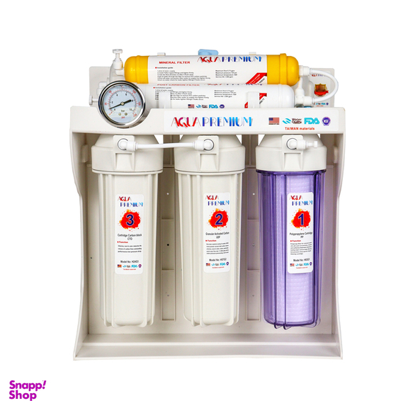 دستگاه تصفیه آب خانگی آکواپرمیوم مدل A6RO6-FG-TM
