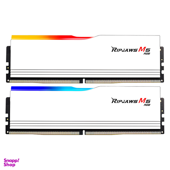 رم دسکتاپ جی اسکیل مدل Ripjaws M5 RGB DDR5-6000 CL36 1.35V ظرفیت16 گیگابایت بسته 2 عددی