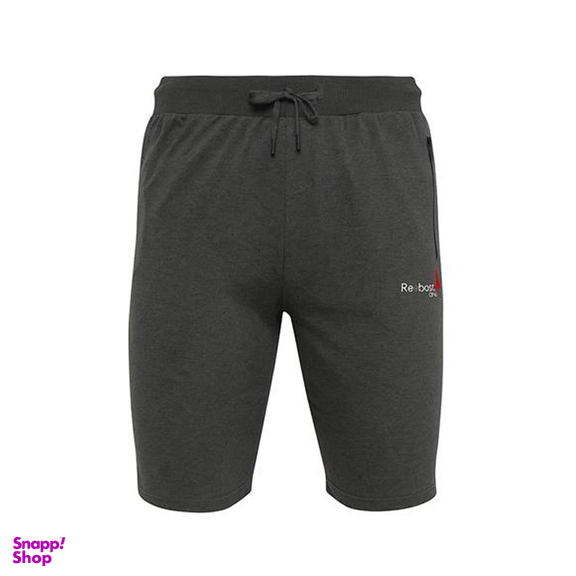 شلوارک مردانه طرح Reebok رنگ زغالی