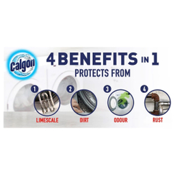 قرص جرم گیر ماشین لباسشویی 4 در 1 کالگون بسته 15 عددی