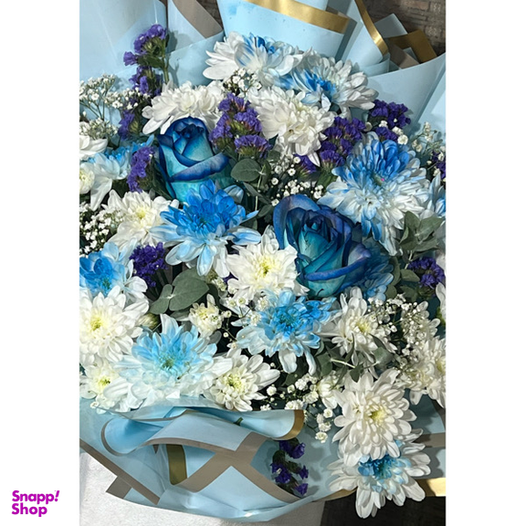 باکس گل طبیعی گل آنلاین مدل خورشیدی