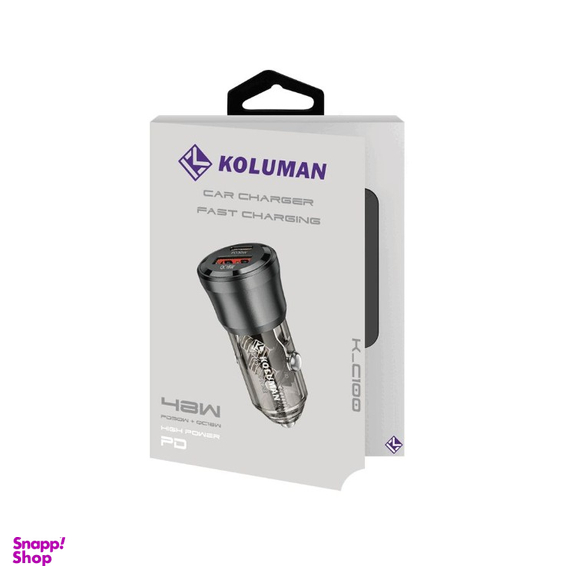 شارژر فندکی موبایل کلومن مدل K-C100 48W