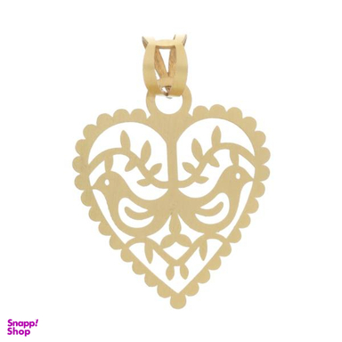 پلاک گردنبند طلا 18 عیار زنانه پانسی کد pe101165