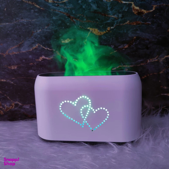 دستگاه بخور و رطوبت ساز سرد مدل قلب طرح آتش