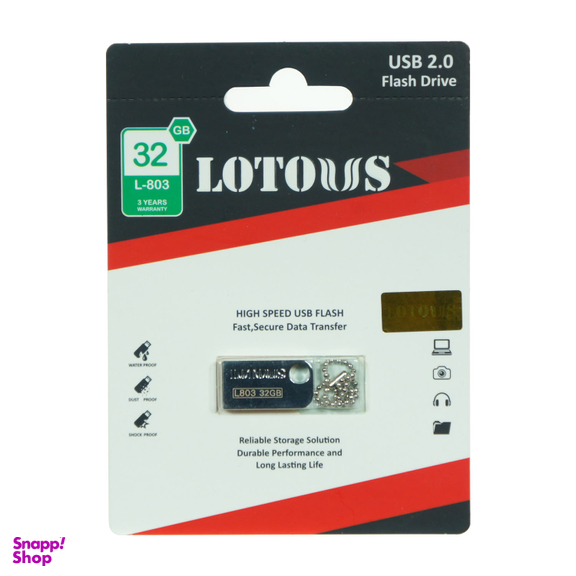 فلش مموری لوتوس مدل L803 ظرفیت 32 گیگابایت