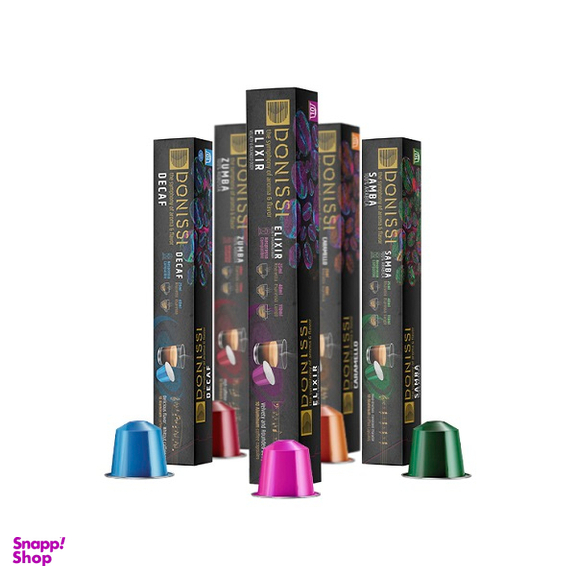 کپسول قهوه جینسینگ دونیسی بسته 10 عددی