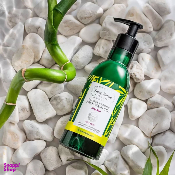 ژل شستشوی صورت دیپ سنس مدل Amla Oil حاوی عصاره درخت چای و بامبو حجم 250 میلی‌ لیتر
