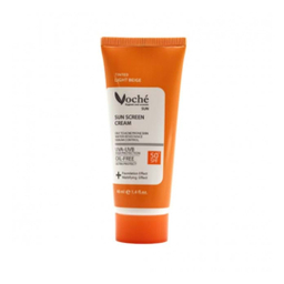 کرم ضد آفتاب وچه با SPF50 رنگ بژ روشن مناسب پوست چرب حجم 40 میلی لیتر