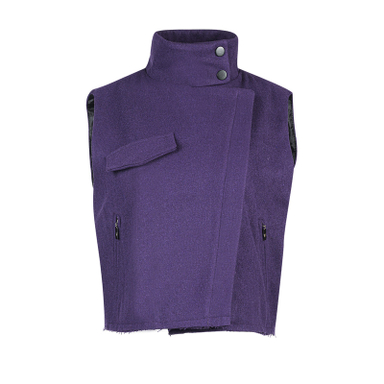 جلیقه زنانه سرژه مدل 234111 رنگ بنفش