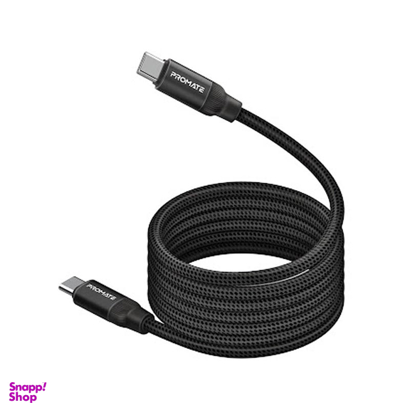 کابل دیتا USB-C پرومیت مدل Springy طول 1.2 متر