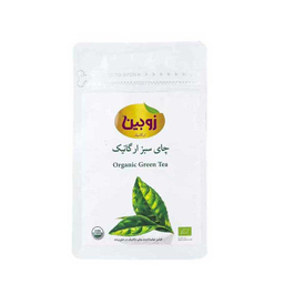 چای سبز ارگانیک زوبین وزن 100 گرم