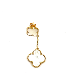 گوشواره طلا 18 عیار زنانه طرح ونکلیف کد 1085