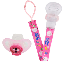 پستانک ارتودنسی وی کر مدل ضدحساسیت درب دار همراه با زنجیر سایز 0-6 ماه کد Wee Care-P110