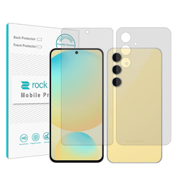 محافظ صفحه نمایش شفاف راک اسپیس مدل Resistant مناسب گوشی موبایل سامسونگ Galaxy S24 FE به همراه محافظ پشت گوشی