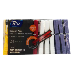 گیره لباس تیتیز کد 7411 بسته 24 عددی