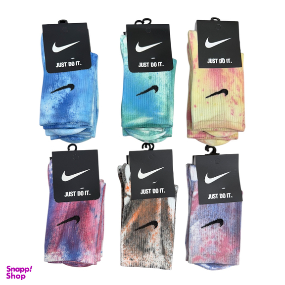 جوراب ساقدار زنانه طرح نایکی کد A-1 بسته 6 جفتی