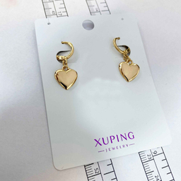 گوشواره زنانه ژوپینگ مدل قلبی کد TE-209