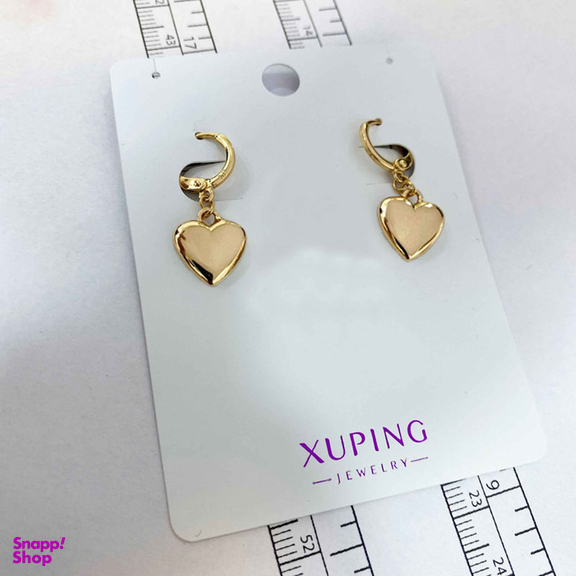 گوشواره زنانه ژوپینگ مدل قلبی کد TE-209