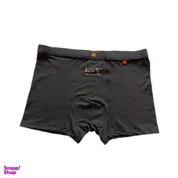 شورت مردانه طرح Boss کد 90 رنگ مشکی
